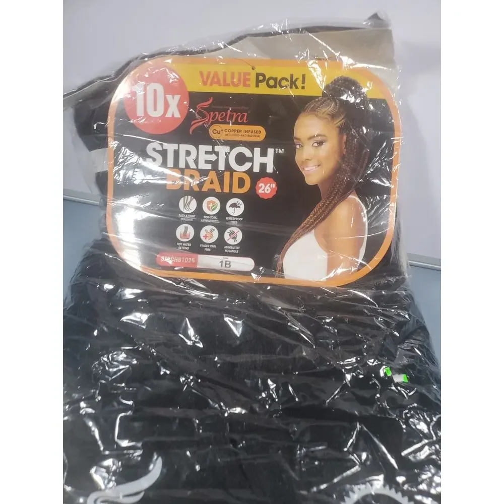 Amore Mio Spetra Stretch Braid Pre-Stretched Braiding Hair Color NEW Lot 2